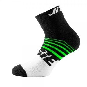 Socks Airtime Black/Fluo Green
