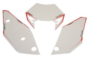 Okleina biała Beta RR 250-300 2T RR '13-'16 2T/4T