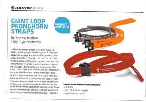 Paski mocujące Giantloop Pronghorn Straps 25 "  RED  KPL .2 SZT  w opakowaniu 