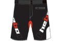 Shorty HEBO APPROACH SHORTS czarno-czerwone