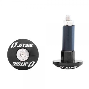 ZATYCZKI KIEROWNICY JITSIE  ANODOWANE TRIAL/ENDURO BLACK 