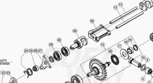 SPRĘŻYNA DZWIGIENKI ZAWORU WYDECHOWEGO BETA RR 250/300 2T 2013-2020 XTRAINER 2015-2020 OEM 026090460000