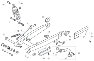 SPRĘŻYNA NAPINACZA ŁAŃCUCHA BETA EVO 80 2T JUNIOR OEM 2281111000