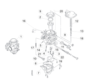 IGLICA MIESZANKI PALIWOWEJ BETA TRIAL EVO 300 4T 2009-2020 OEM 2894272000