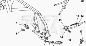 SPRĘŻYNA PODNÓŻKA BOCZNEGO BETA RR 50 OEM 2247027000