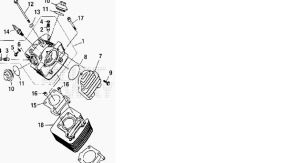 USZCZELKA POD GŁOWICĘ BETA RE 125 4T 2011-2016 OEM 3404005200 