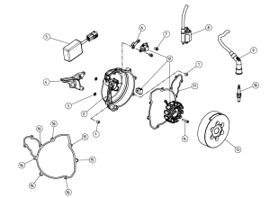USZCZELKA DEKLA MAGNETA BETA TRIAL REV 4T/EVO 4T OEM 1675133000