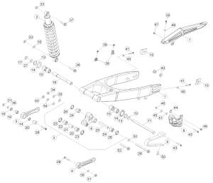 ŚRUBA MOCOWANIA KIWACZKI BETA RR 125 4T LC OEM 1155500000