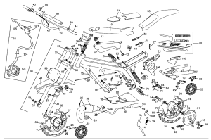 Rolka napinacza łańcucha Beta Minitrial 50 AC 2005-2011 OEM 2784250000