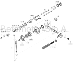 SPRĘŻYNA ZAWORU WYDECHOWEGO BETA RR 250/300 2T 2013-2021 OEM 026090180000 