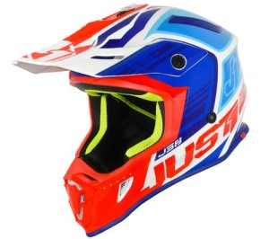 Kask JUST1 J38 BLADE blue-red-white L 59-60 CM 