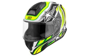 Kask ORIGINE DINAMO KIDS STARS REVOLUTION fluo yellow-black matt YL