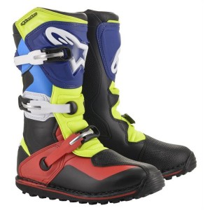 Buty Trialowe Alpinestars Tech-T Black/Red/Blue/Fluo Yellow 7/ rozmiar 45,5   29 cm 