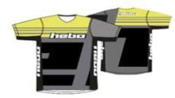 Koszulka FLIGHT S/L JUNIOR czarno-zielona